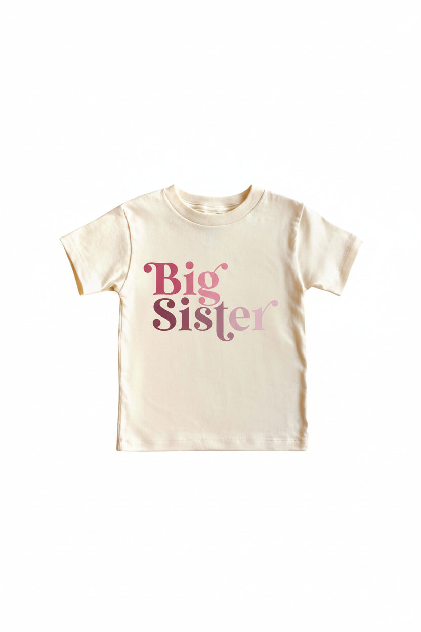 big sister pinks graphic tee natural 