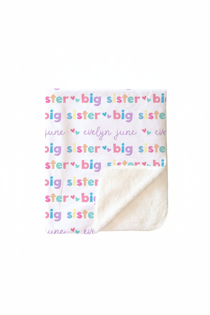 Personalized Kids Blanket | Big Sibling