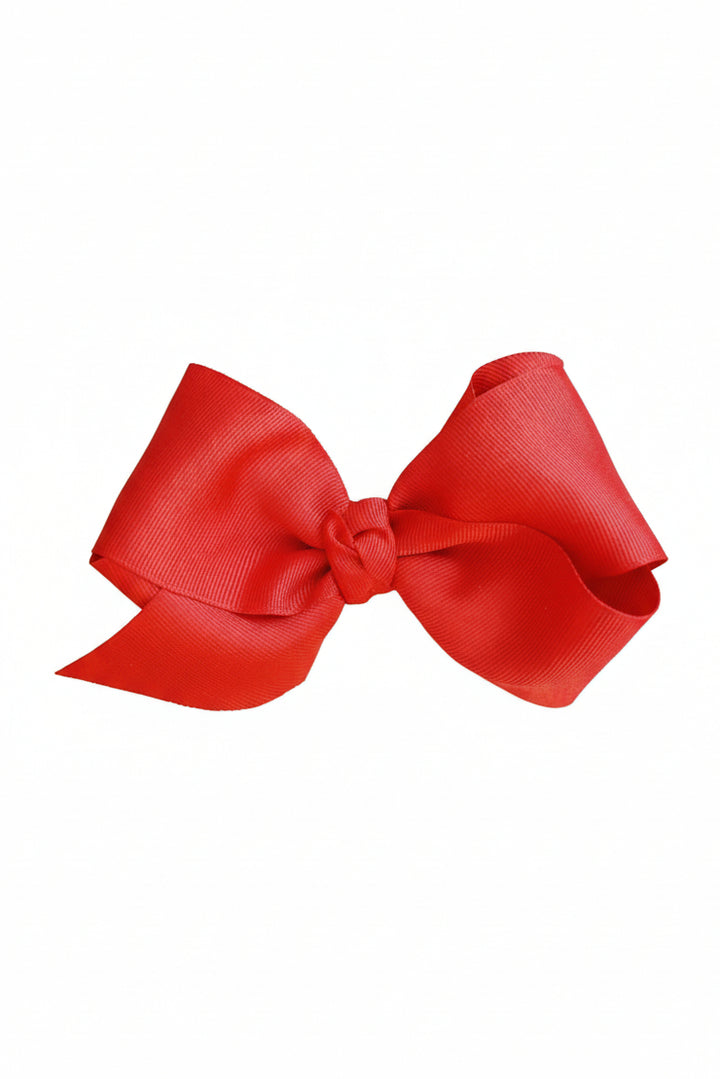 Large Ribbon Bow With Clip | Red