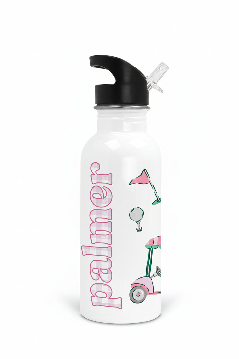 Birdie Babes Personalized Kids Water Bottle | Pink