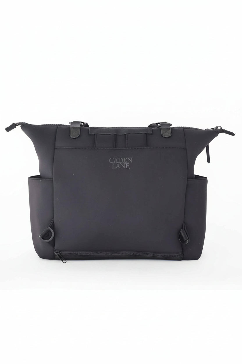 Lane Convertible Diaper Bag Tote | Black