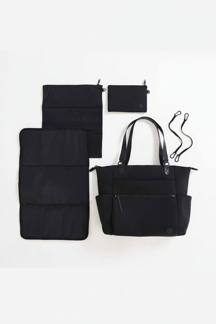 Lane Convertible Diaper Bag Tote | Black