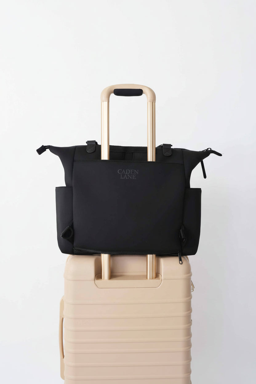 Lane Convertible Diaper Bag Tote | Black