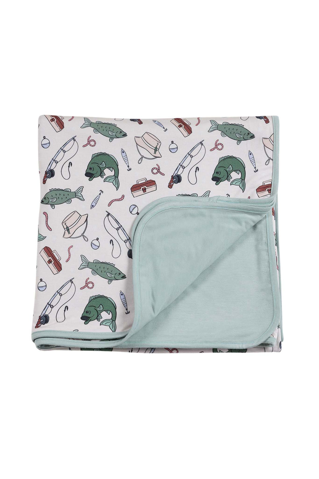 off the hook double sided bamboo blanket