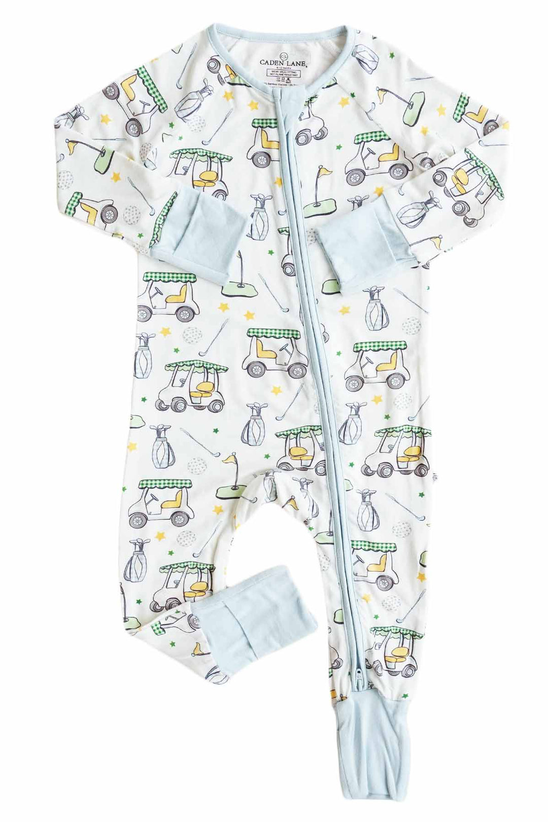 green convertible zip romper country club cutie 