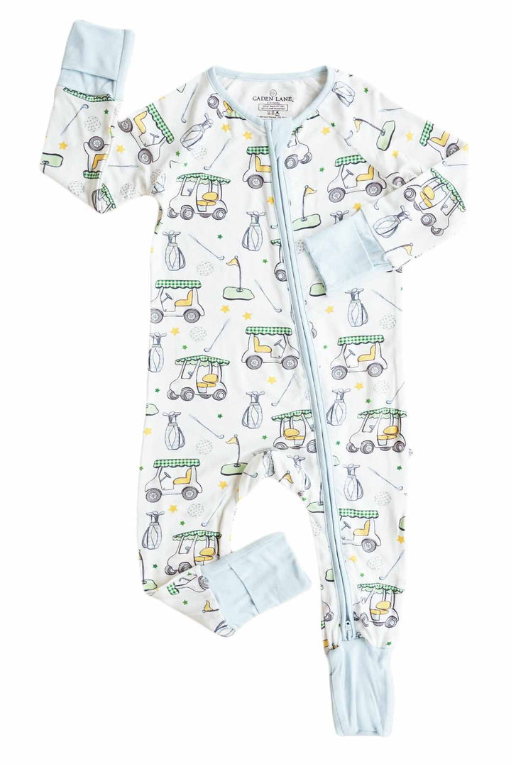 convertible zip romper boy golf