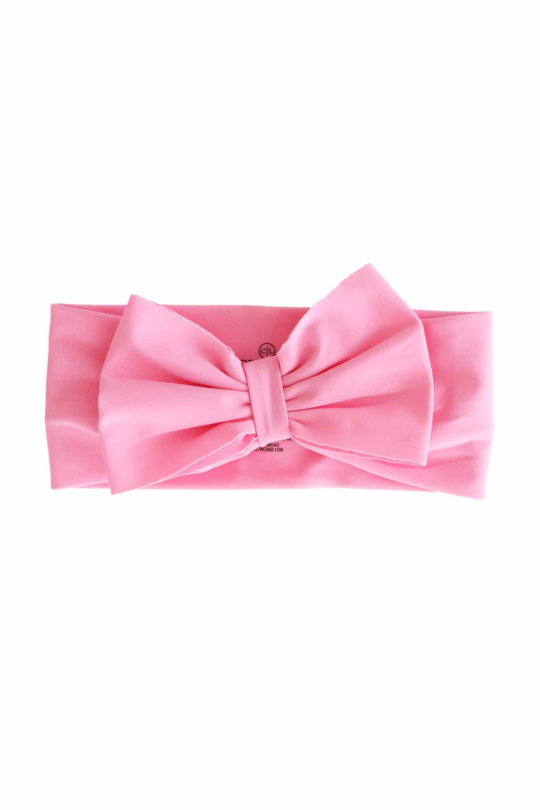 pink swim bow