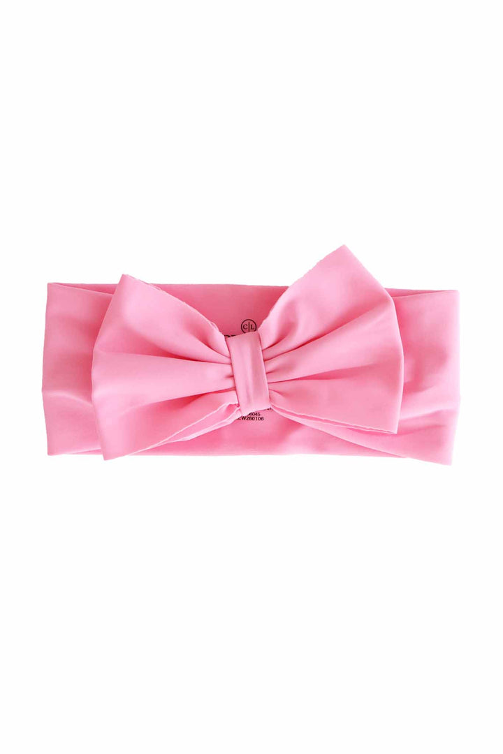 pink swim bow