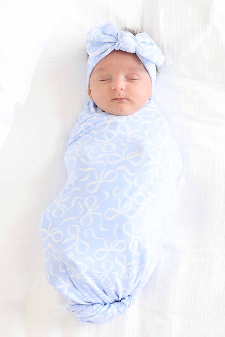 bluetiful bows headwrap for baby girls 