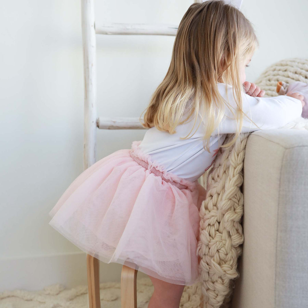 light pink tutu skirt for girls 