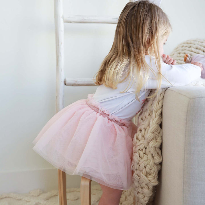 light pink tutu skirt for girls 