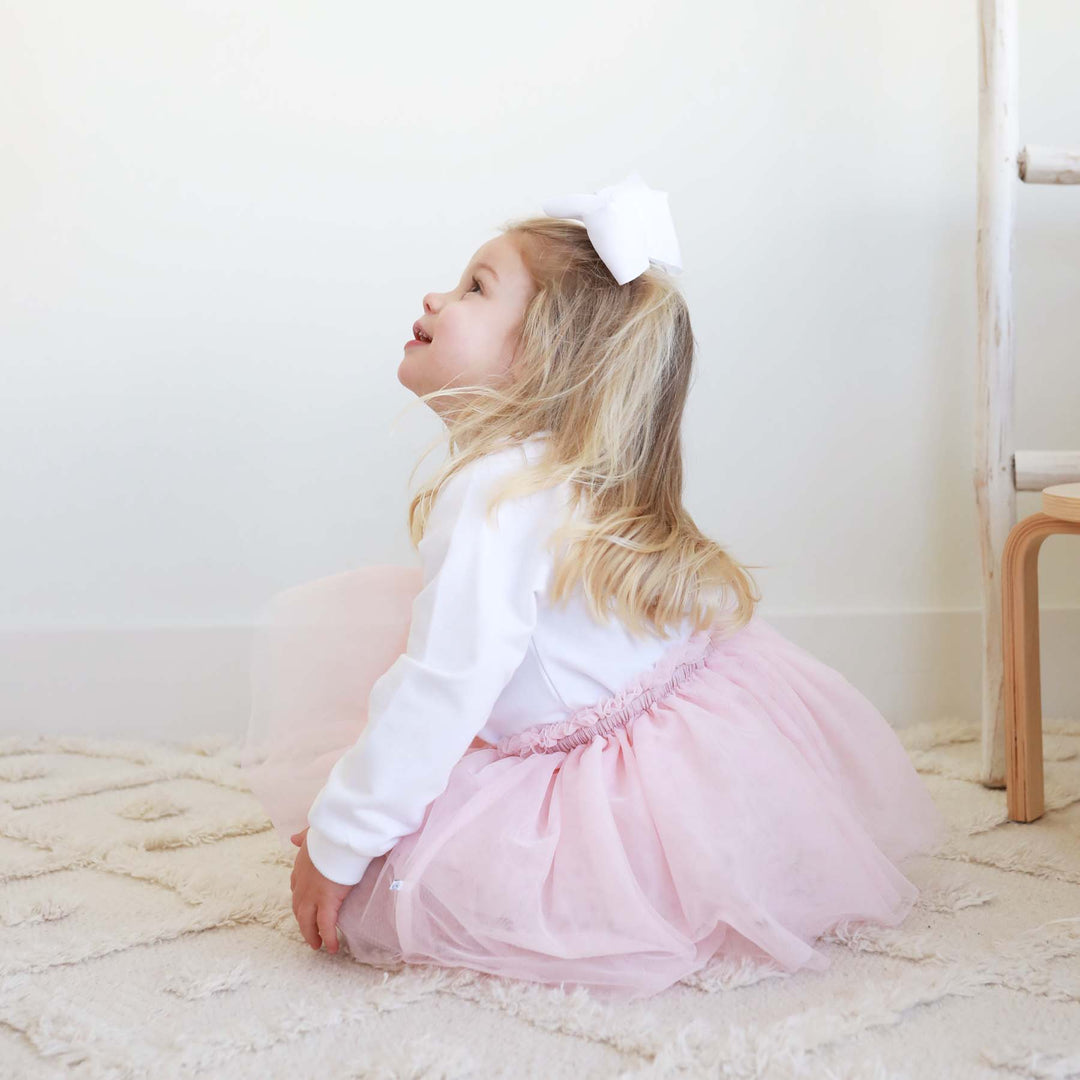 tutu skirt for babies blush pink 
