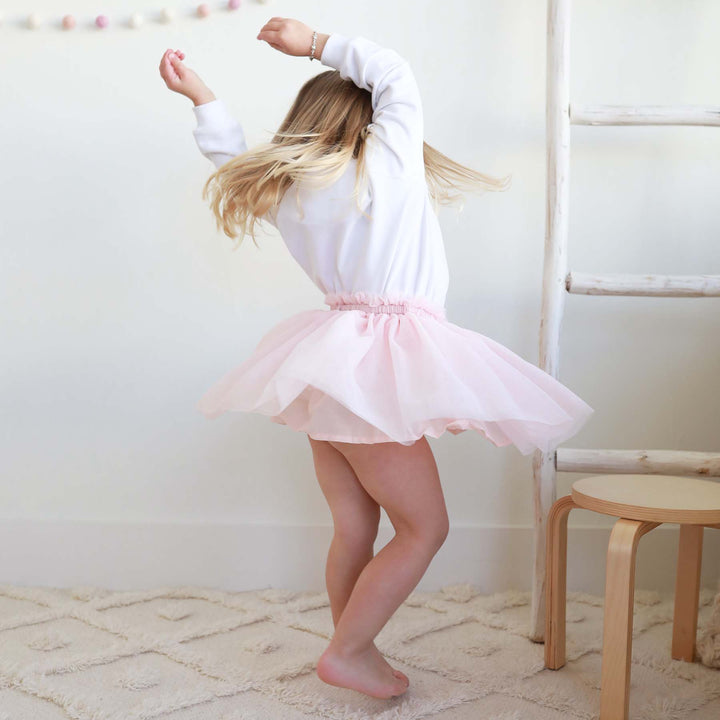 blush tutu skirt for kids light pink 