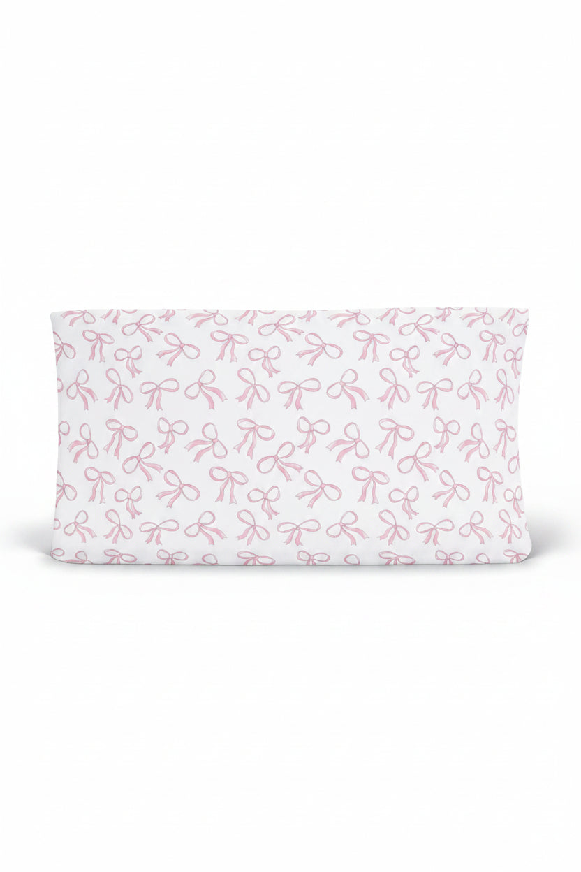 Blushing Bows Changing Pad Cover