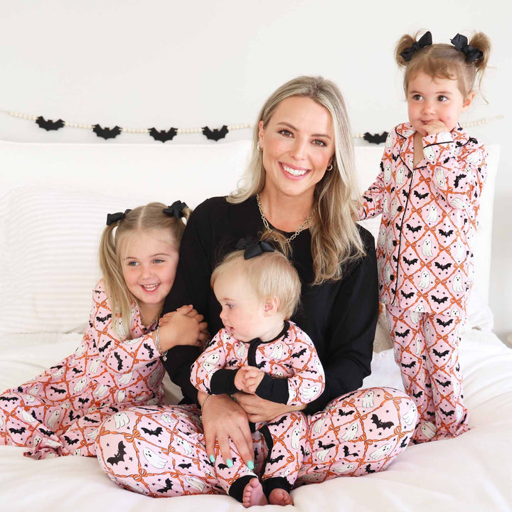 boo babes family matching pajamas for girls halloween 