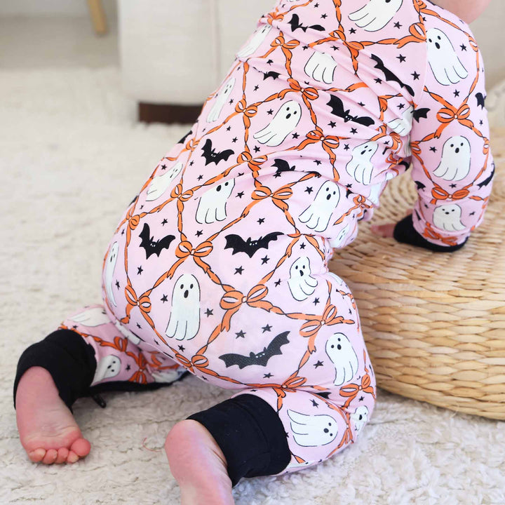 bamboo convertible zip romper boo babes 