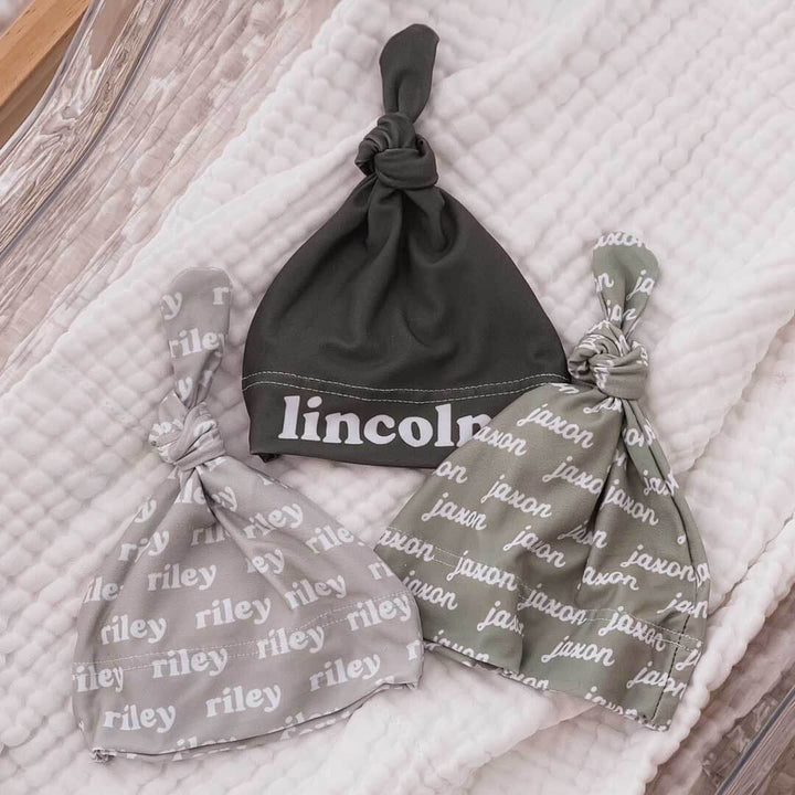 botanicals personalized knotted hat