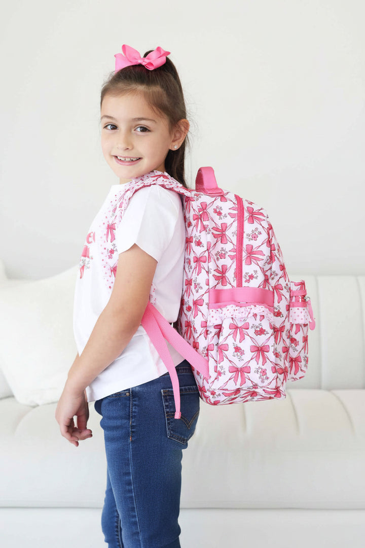 bow backpack for girls back to school 