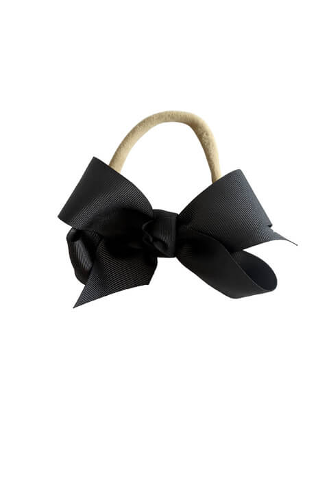 Halloween Ribbon Bow Headband | Black
