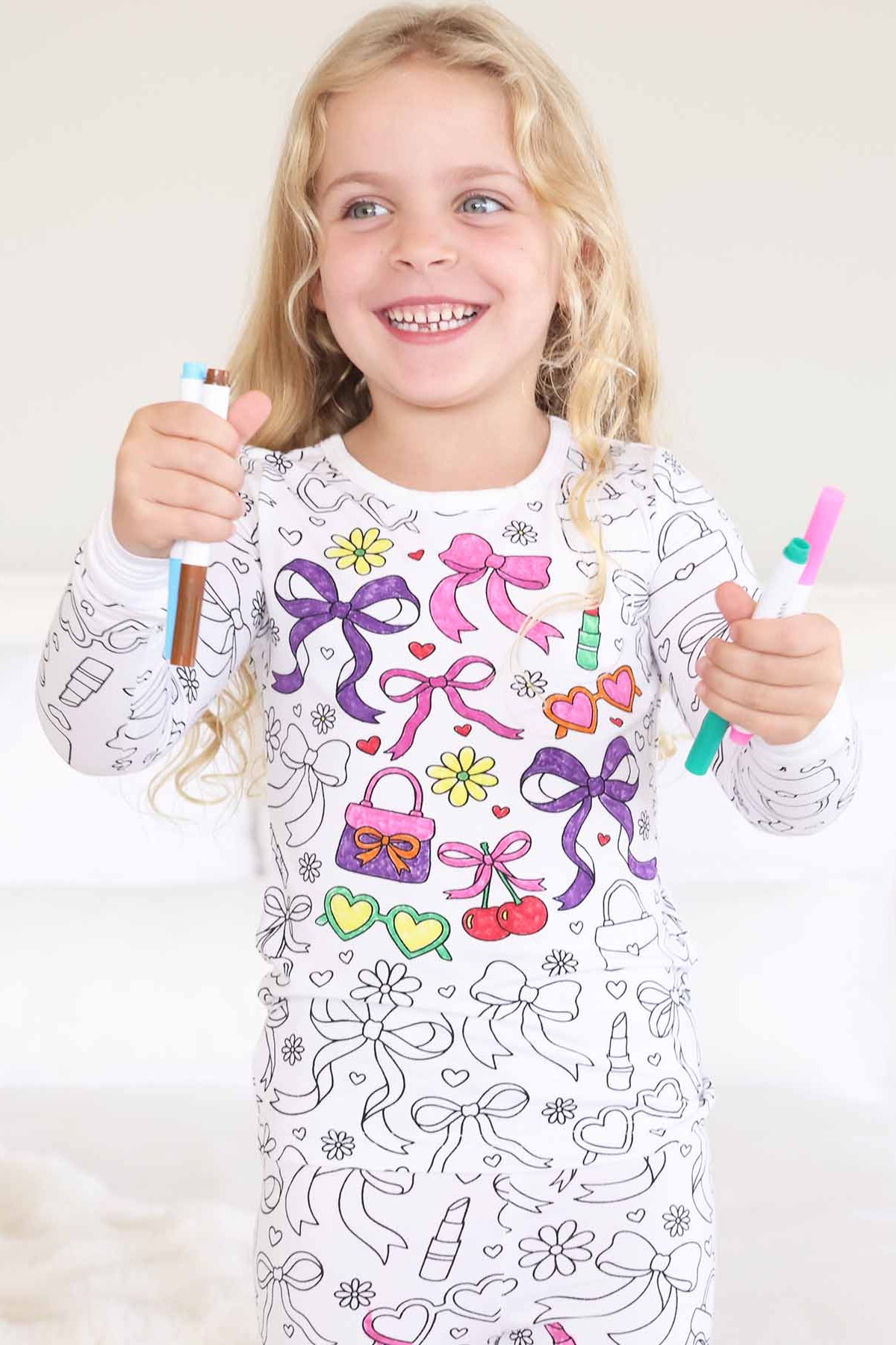 Colorable Two-Piece Bamboo Pajama Set | Material Girl