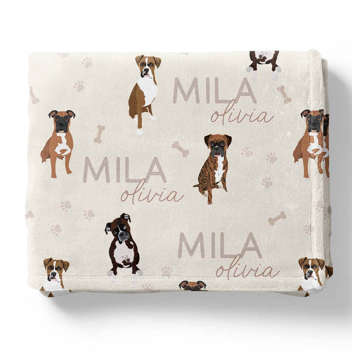 Personalized Kids Blankets | Dog Breeds