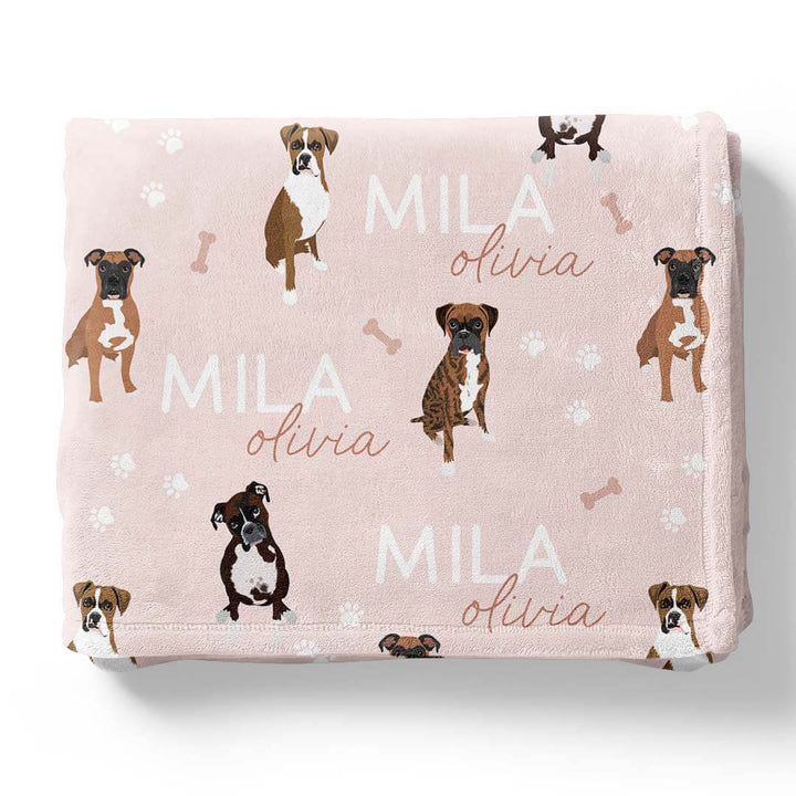 Personalized Kids Blankets | Dog Breeds