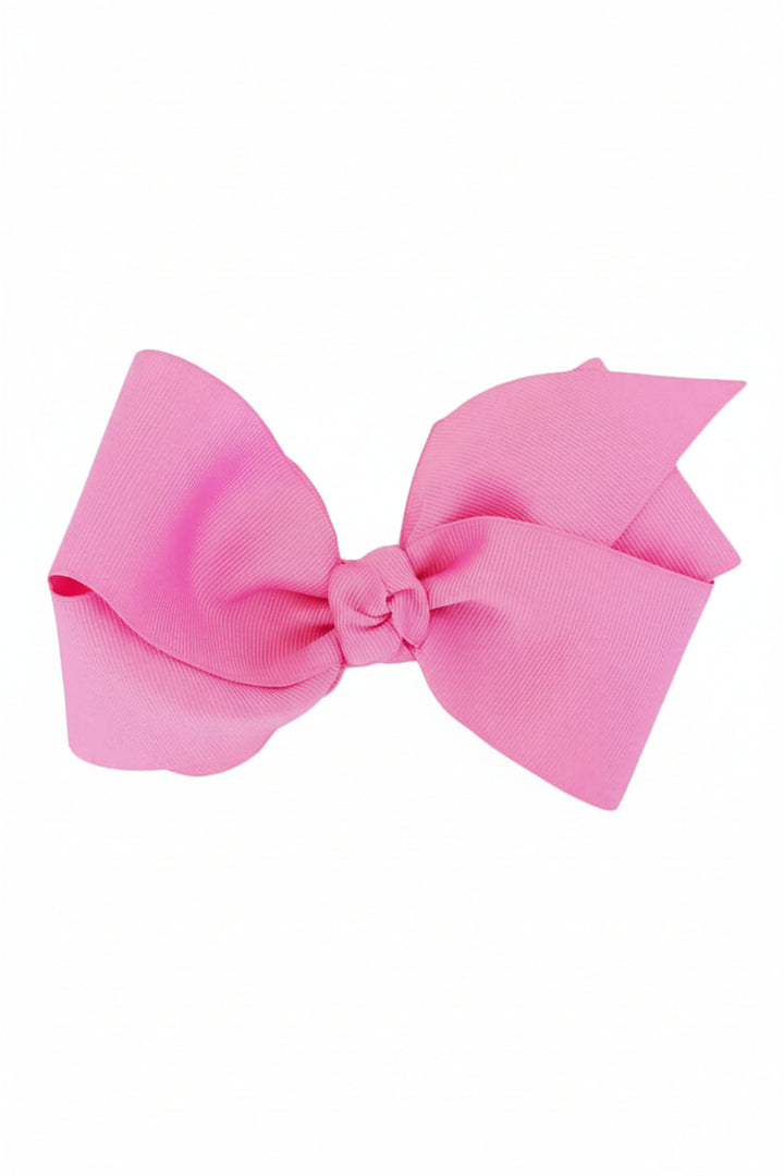 Large Ribbon Bow With Clip | Bubblegum