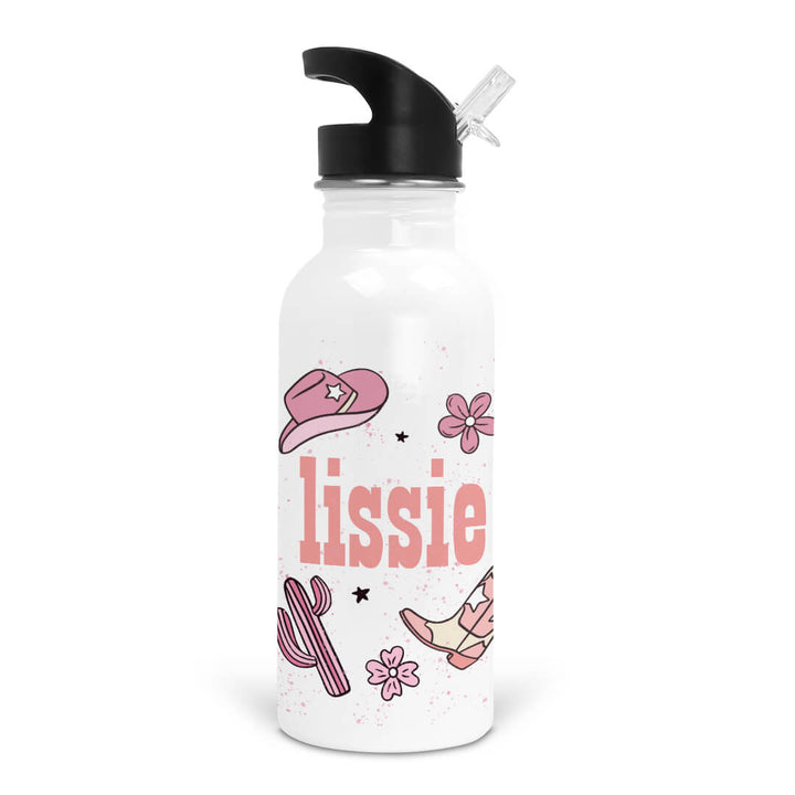 buckaroo cowgirl water bottle
