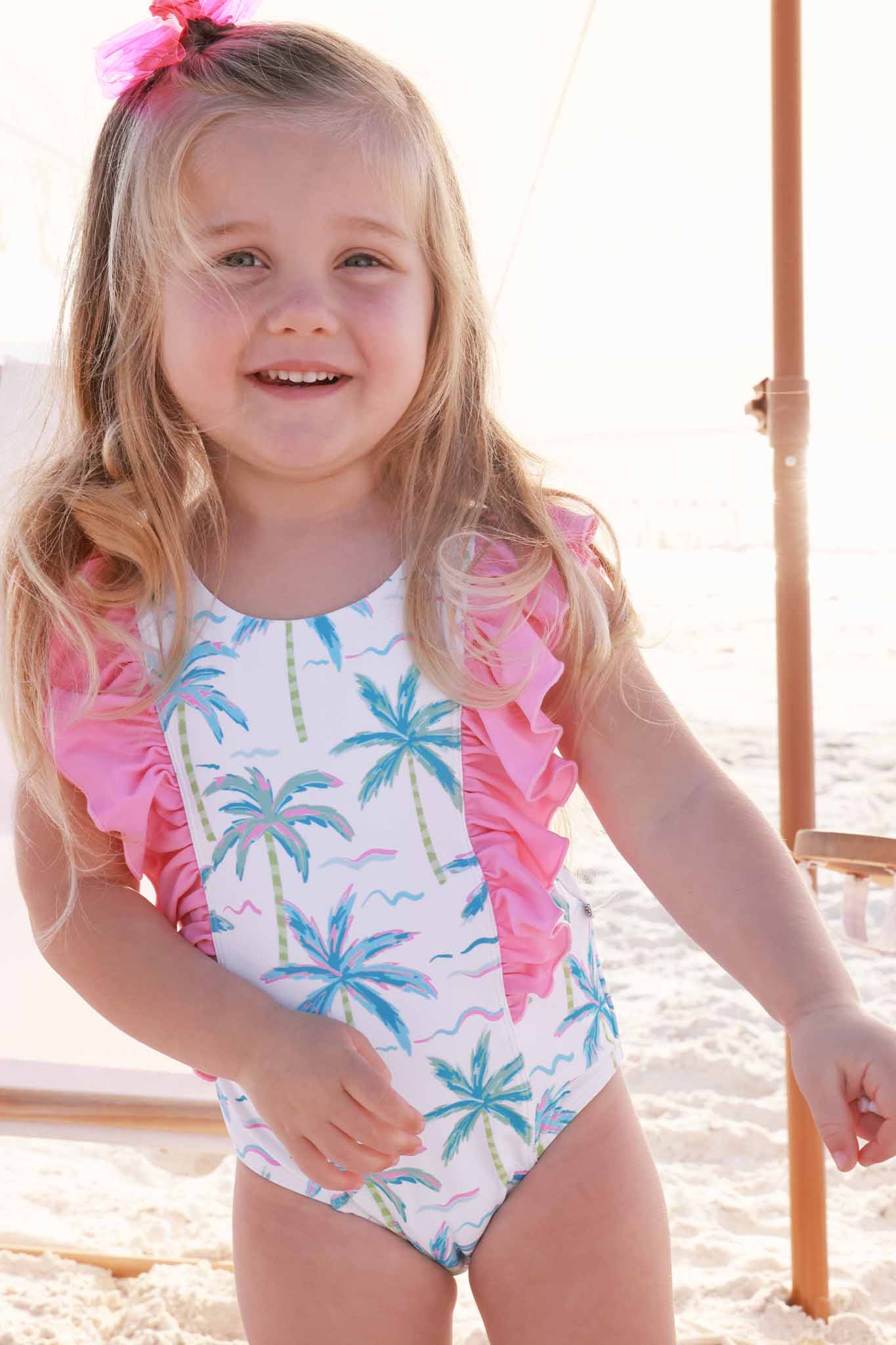Double Ruffle One Piece | Blue Lagoon