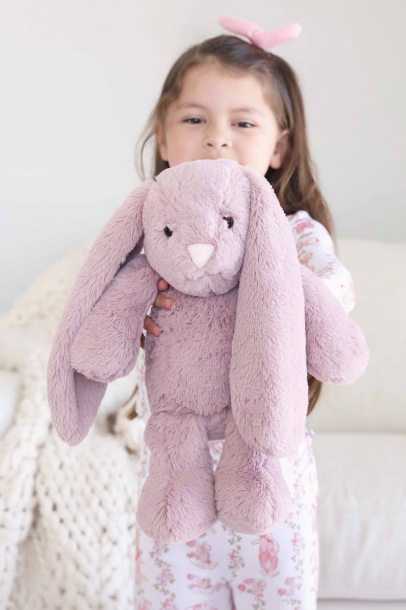 light purple bunny stuffed animal for kids 