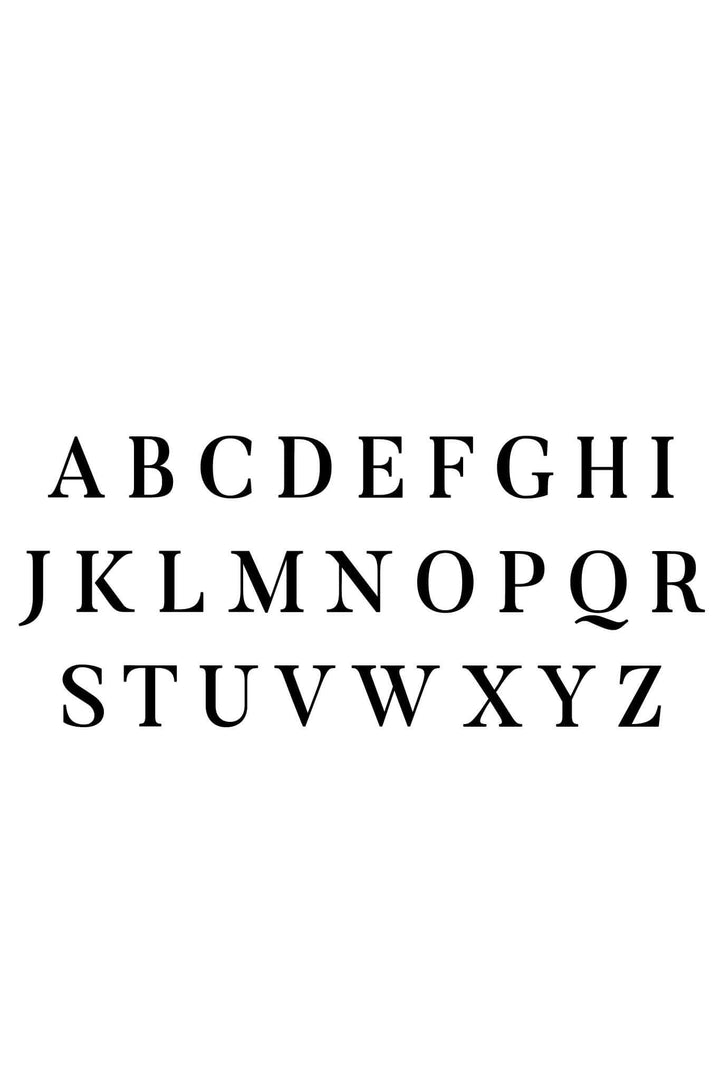 butler all uppercase font