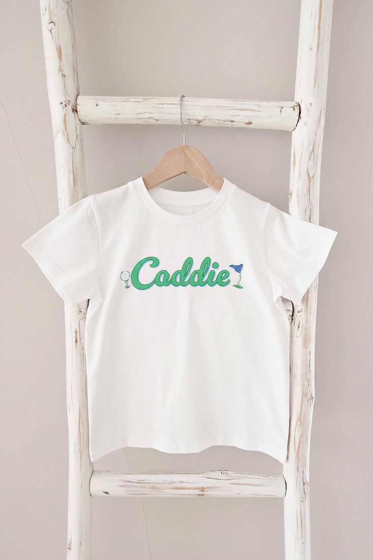 caddie blue flag graphic tee for kids 