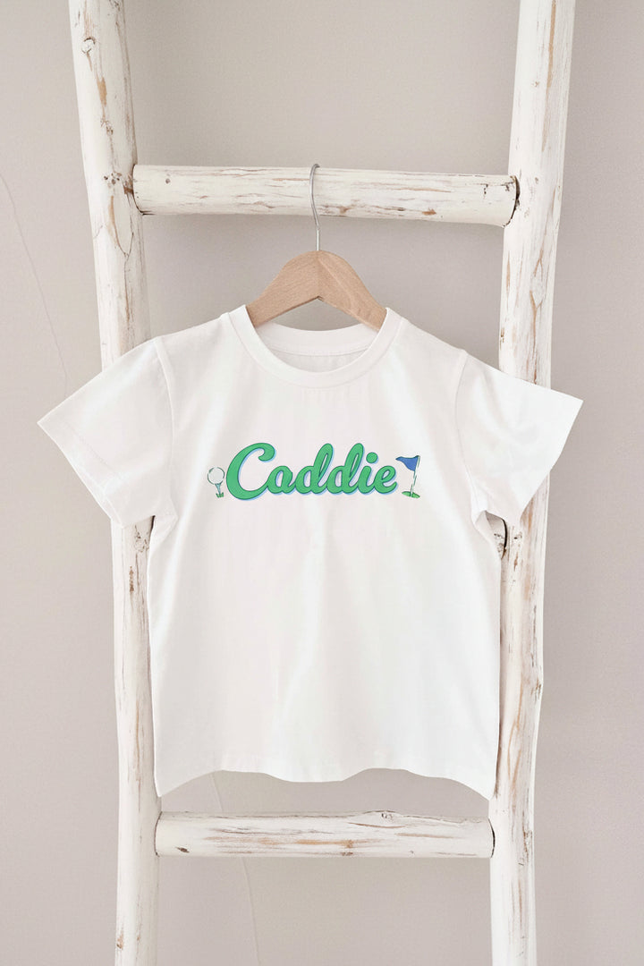 caddie blue flag graphic tee for kids 