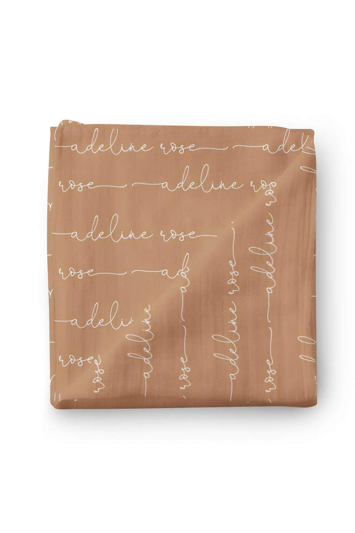 Personalized Baby Name Swaddle Blanket
