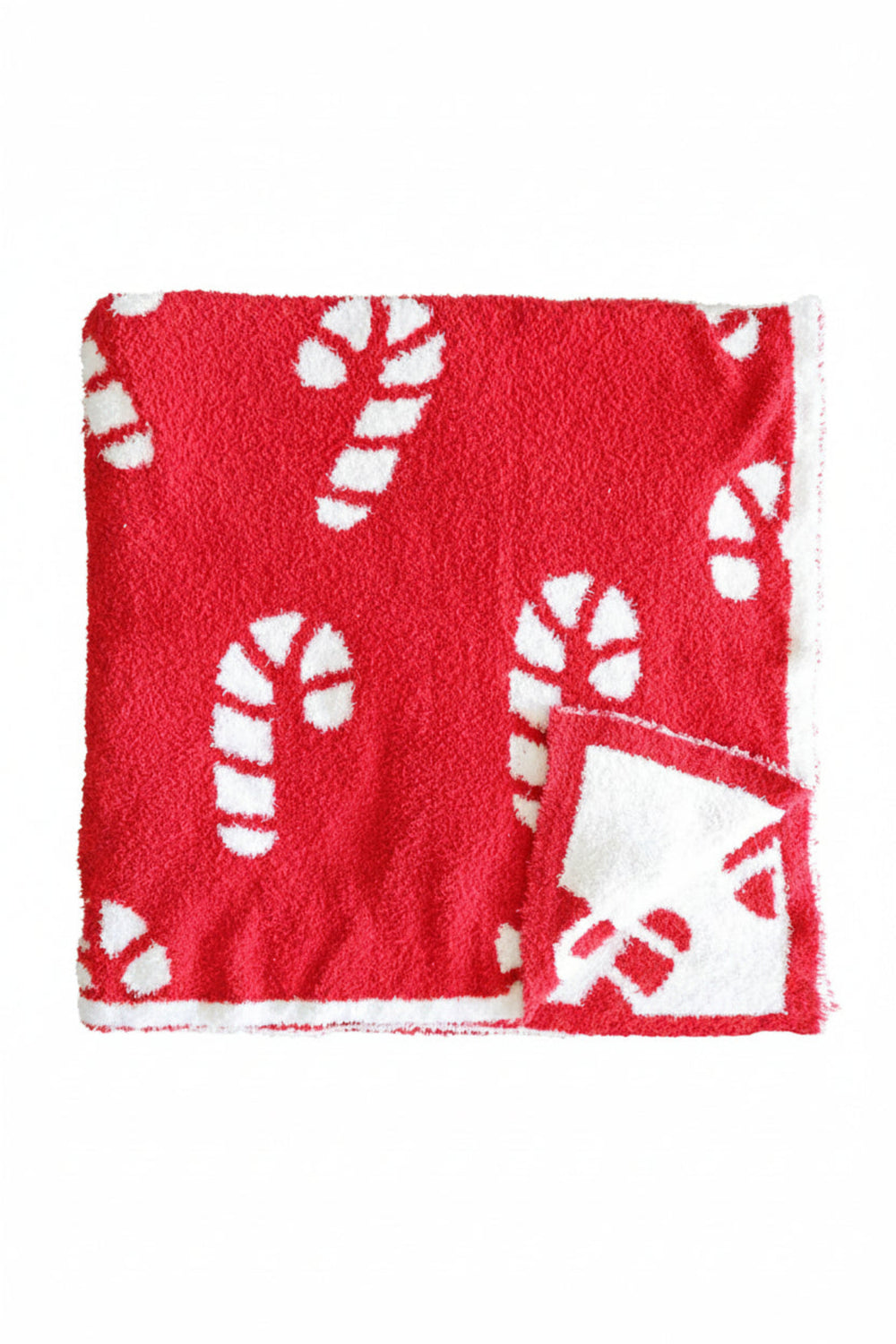 candy cane luxe blanket 