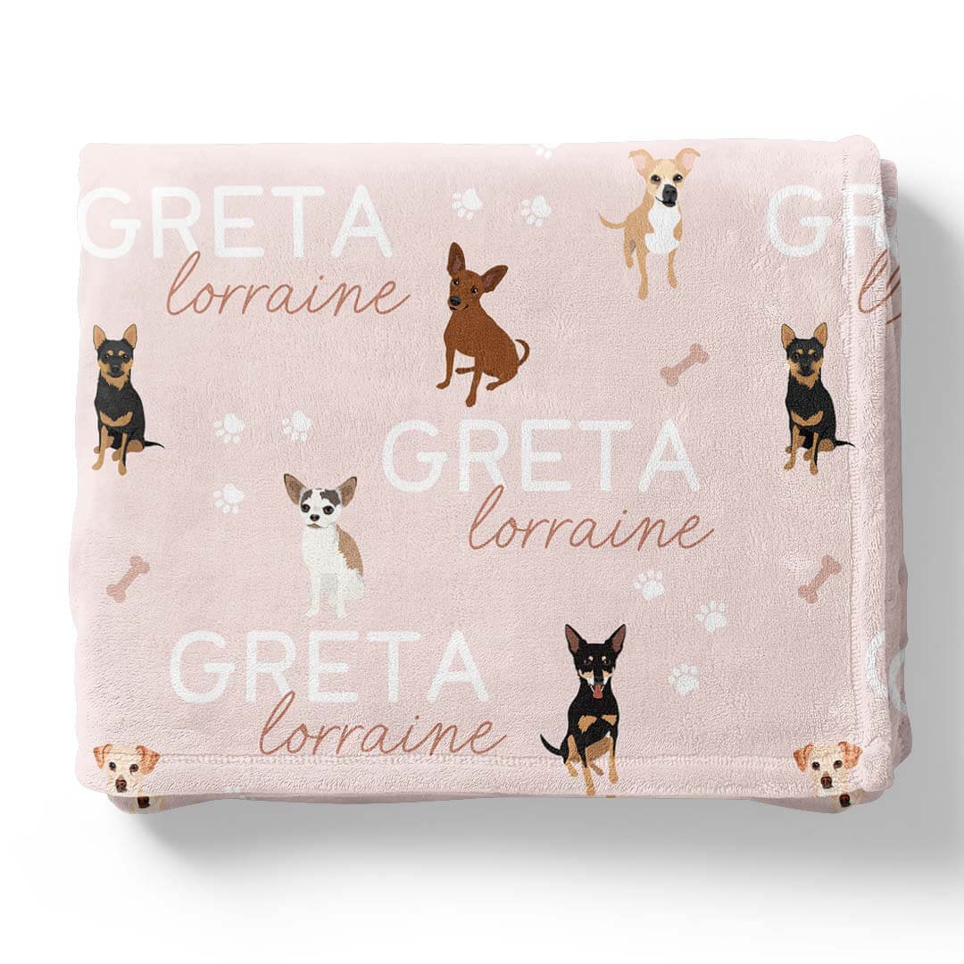 Personalized Kids Blankets | Dog Breeds