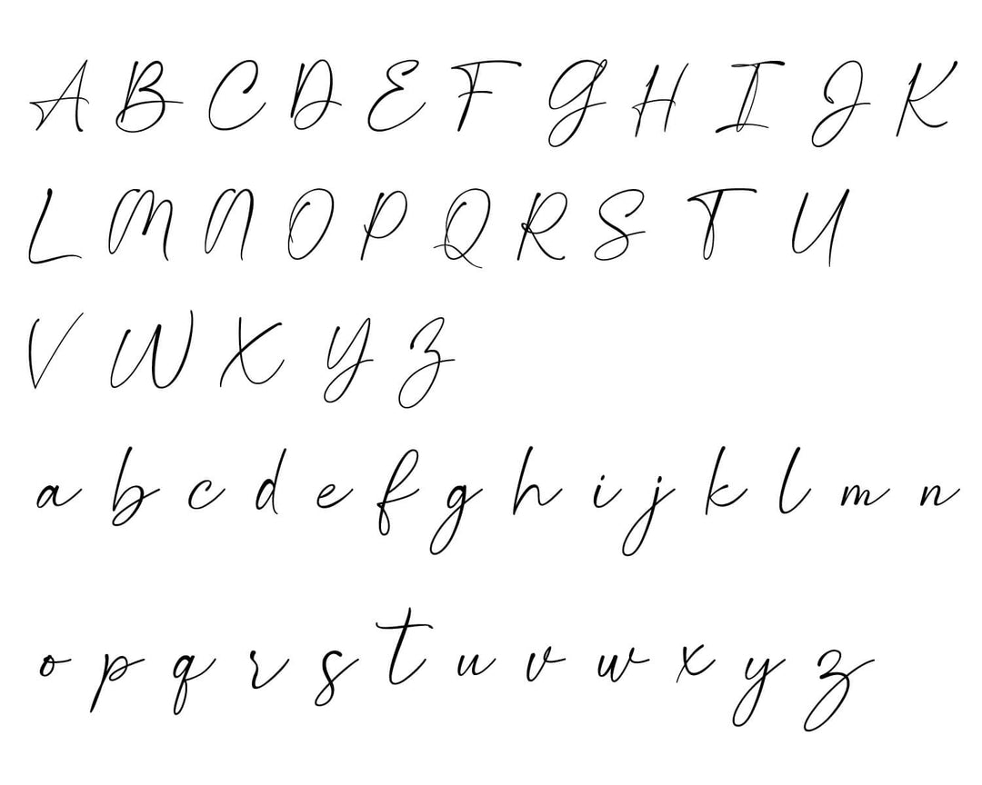 script font 