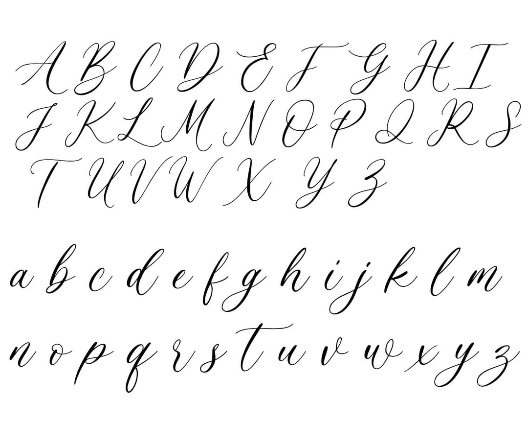 script font