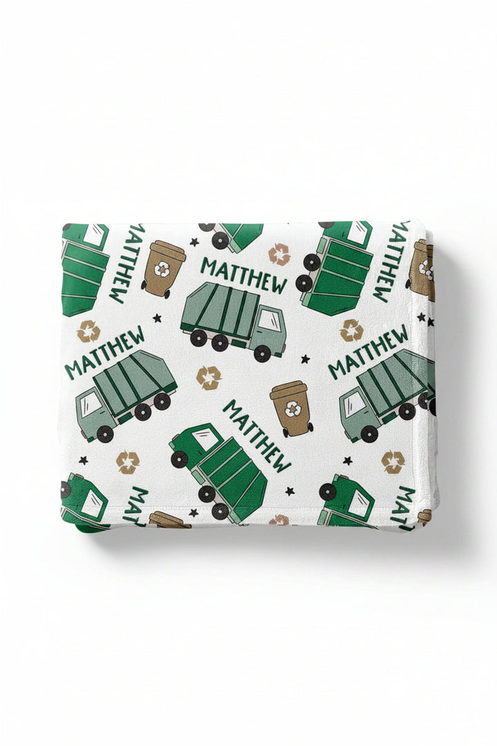 Clean Up Crew Personalized Kids Blanket