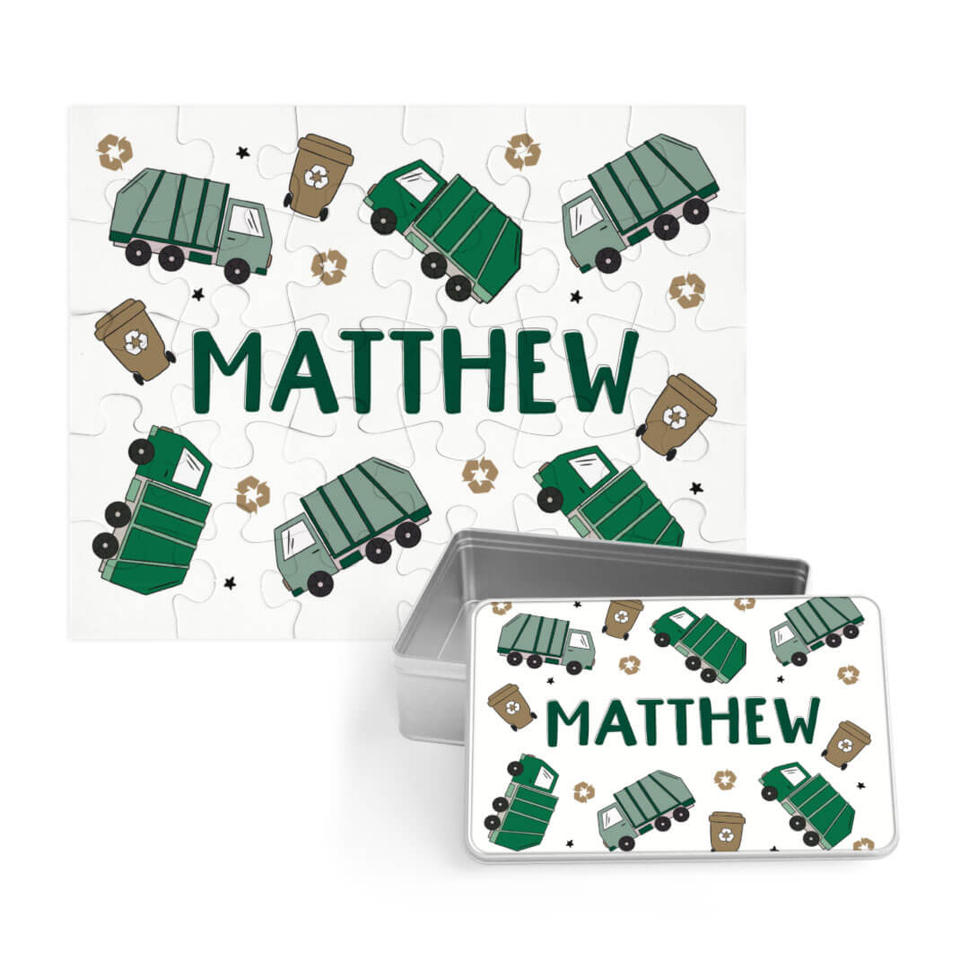 Kids Personalized 30 Piece Puzzle | Clean Up Crew