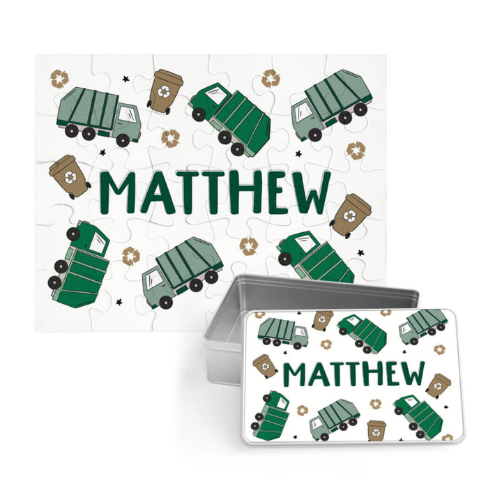 Kids Personalized 30 Piece Puzzle | Clean Up Crew