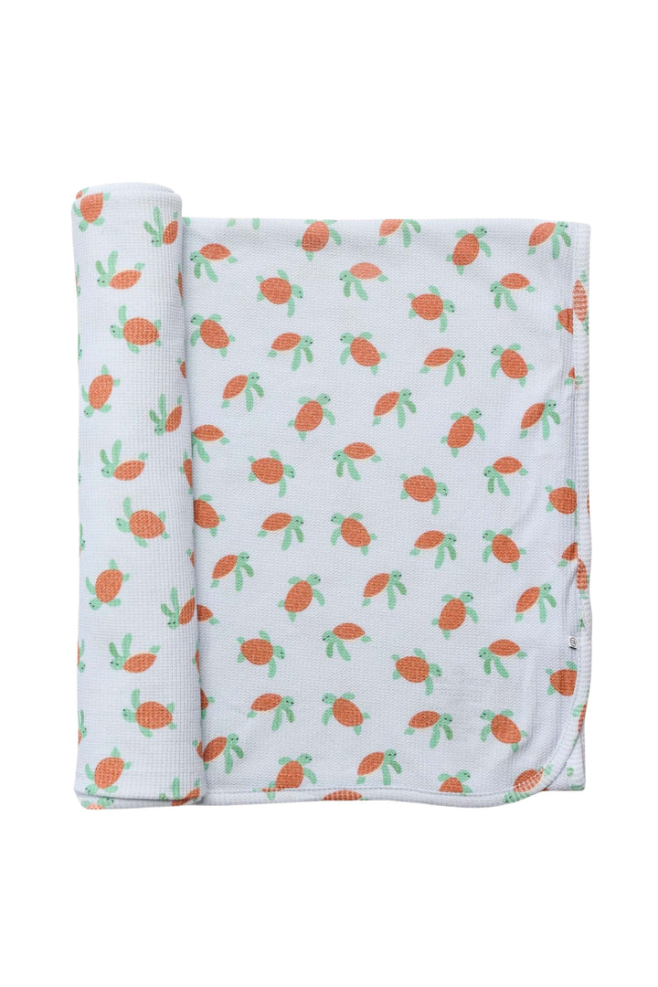 Bamboo Waffle Oversized Swaddle Blanket | Coastal Cruisers