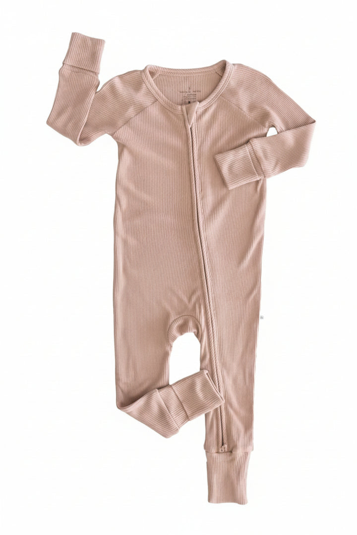 cocoa zip romper 