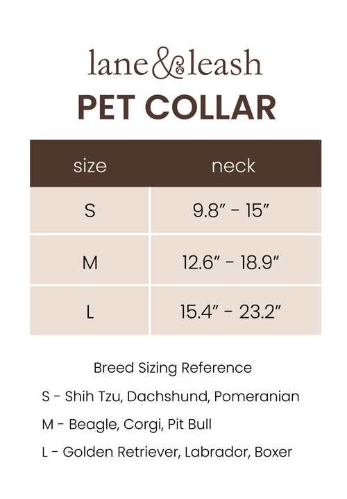 Sizing chart