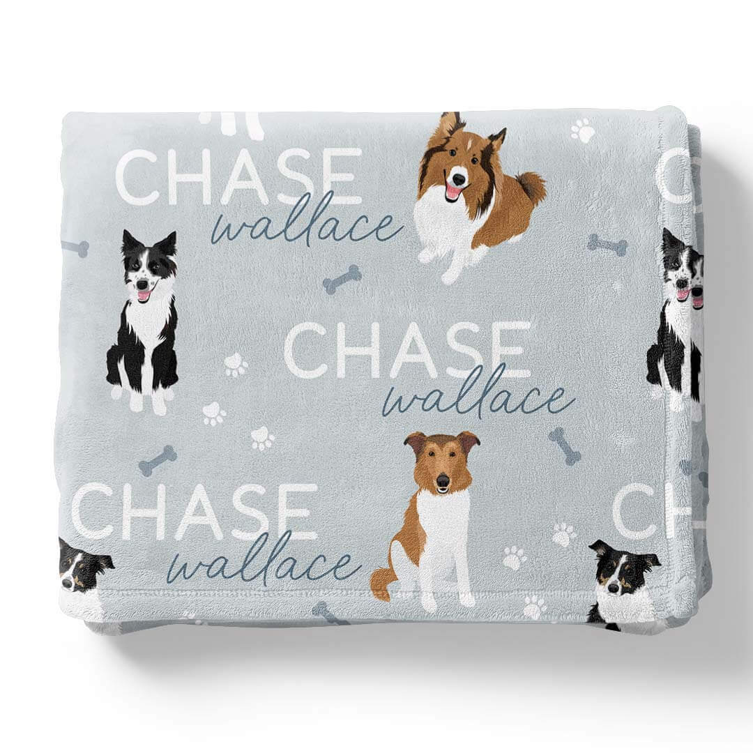 Personalized Kids Blankets | Dog Breeds