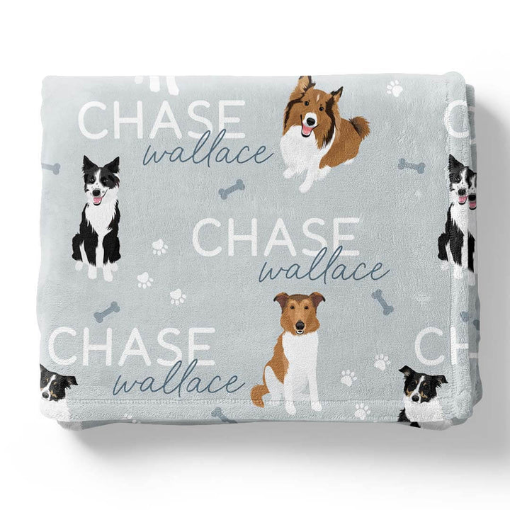 Personalized Kids Blankets | Dog Breeds