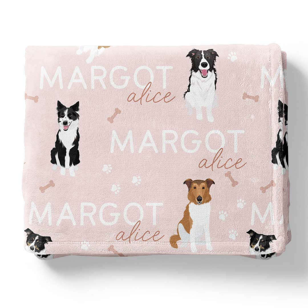 Personalized Kids Blankets | Dog Breeds