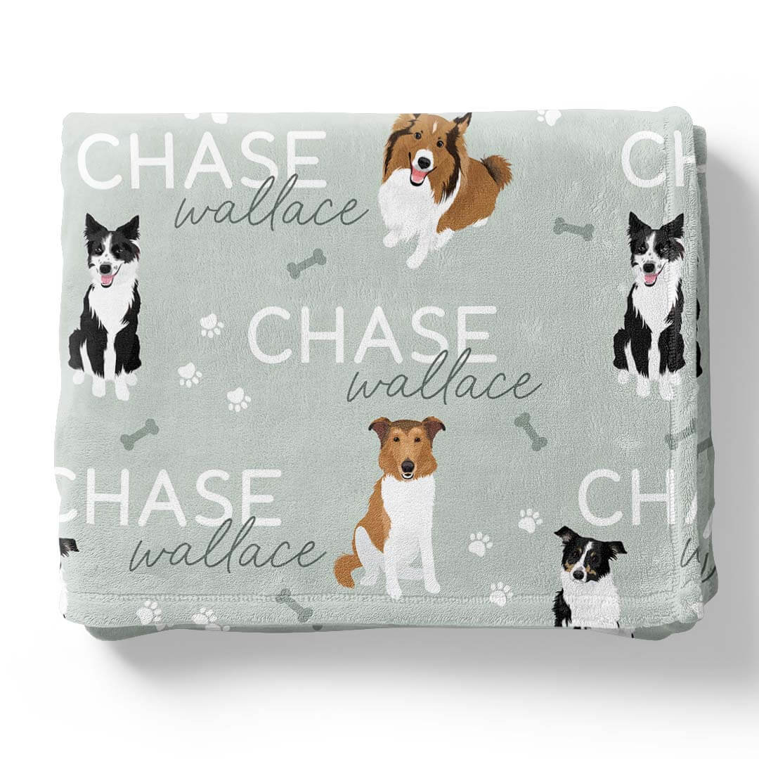 Personalized Kids Blankets | Dog Breeds