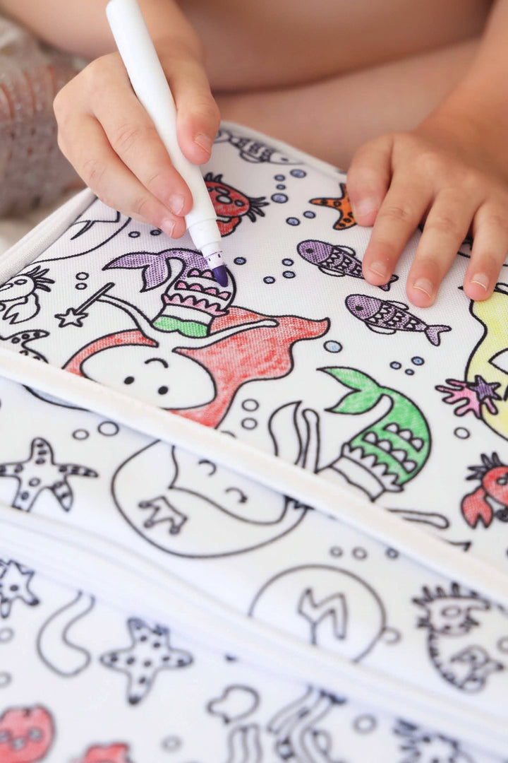 under the sea colorable lunchbox for girls