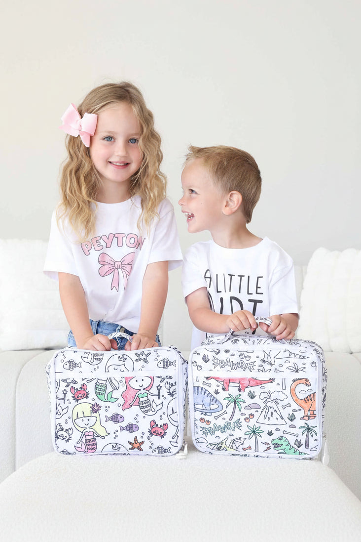 kids colorable lunchboxes 